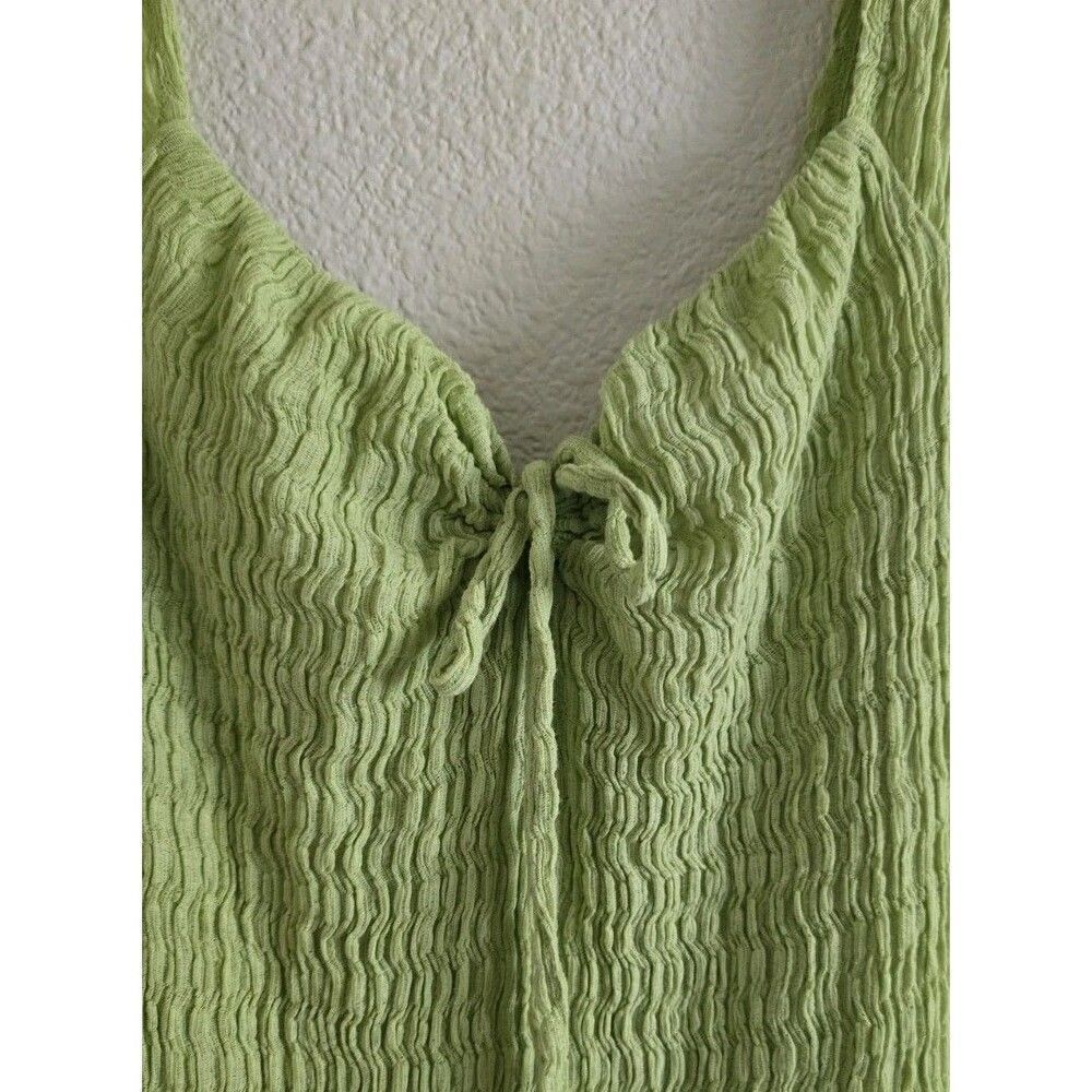 Free People Lime Green Knit Maxi Dress - Picture 4 of 9